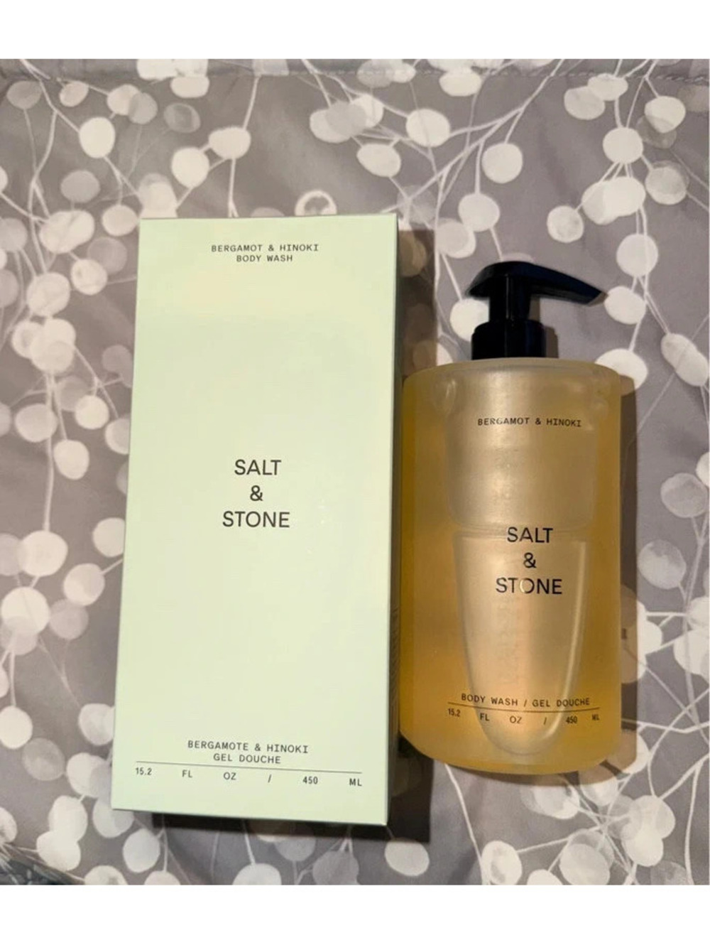Salt and Stone Bergamot Hinoki Body wash brand new